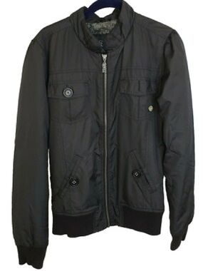 Fox Girls size medium Zip-Front Bomber Jacket